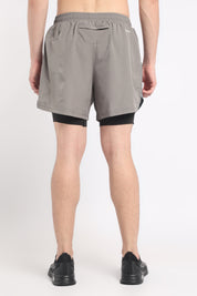ARCLITE 2-in-1 Performance Shorts | Fog grey