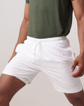 KYRIX 2 in One Compression SHORTS White