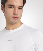 KYRIX AEROMESH™ Performance Tee for Men – White