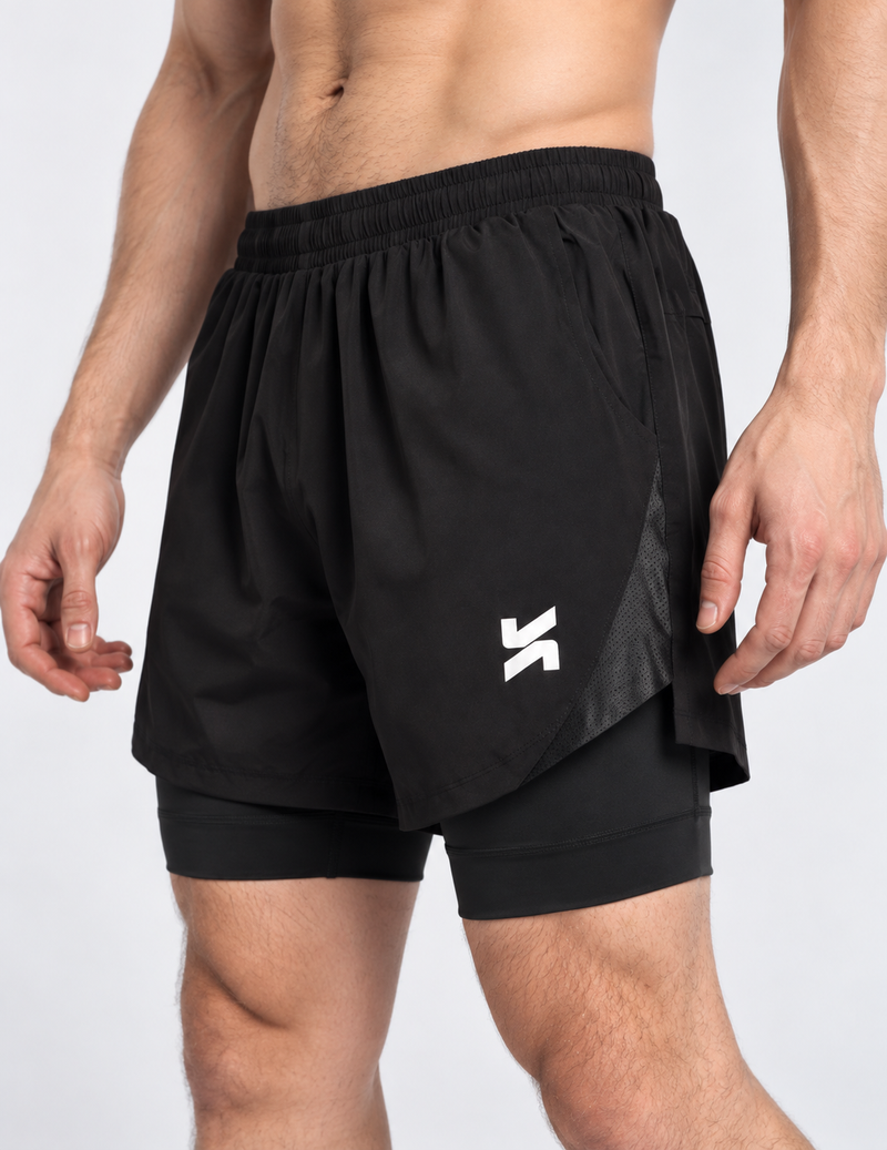 ARCLITE 2-in-1 Performance Shorts | Black