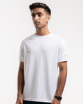 Core performance raglan T-shirt for men in white by KYRIX